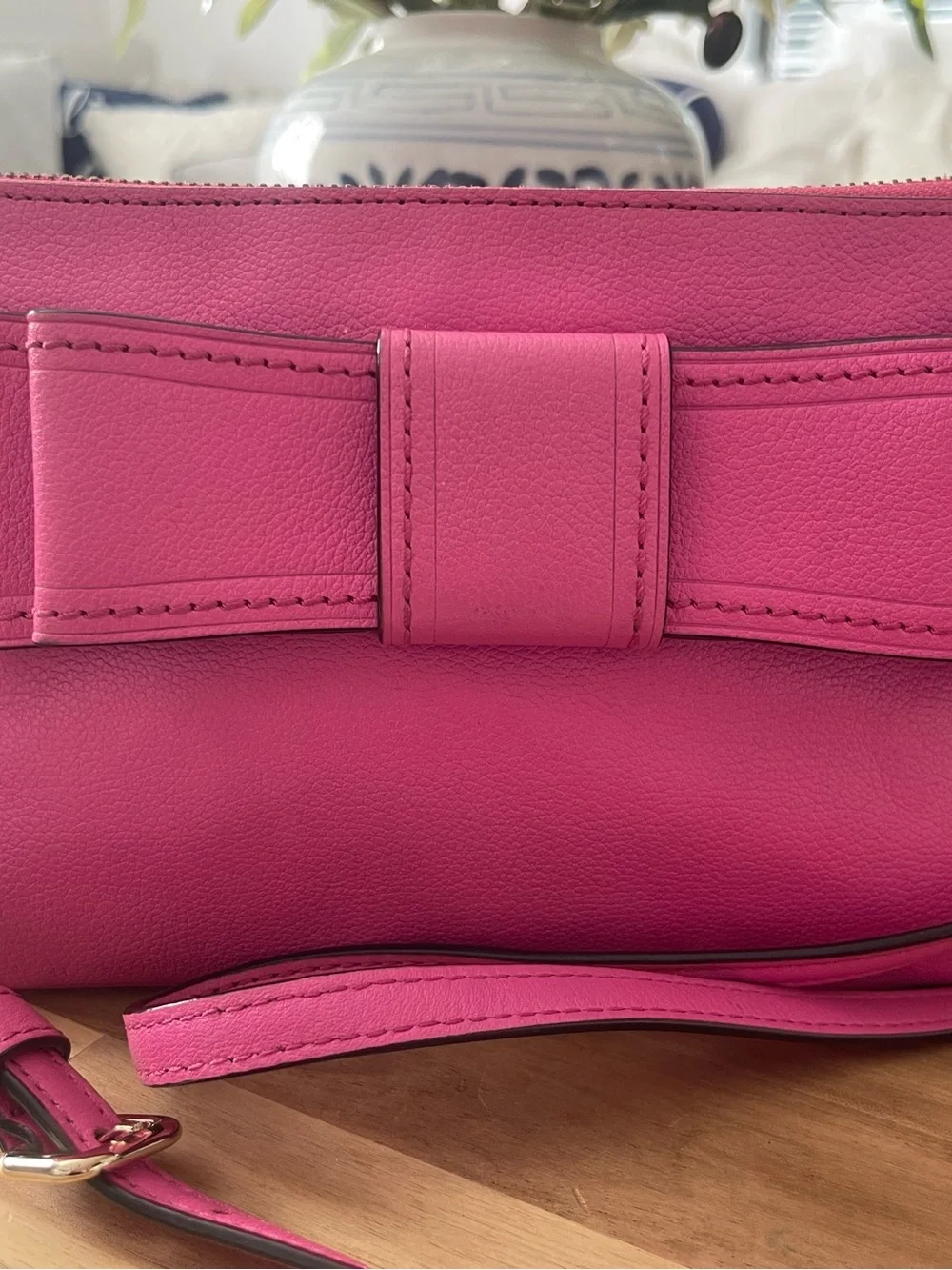 kate spade Hot Pink Bow Crossbody Bag